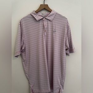 Men’s XL Peter Millar golf polo the Glacier club logo on the front
